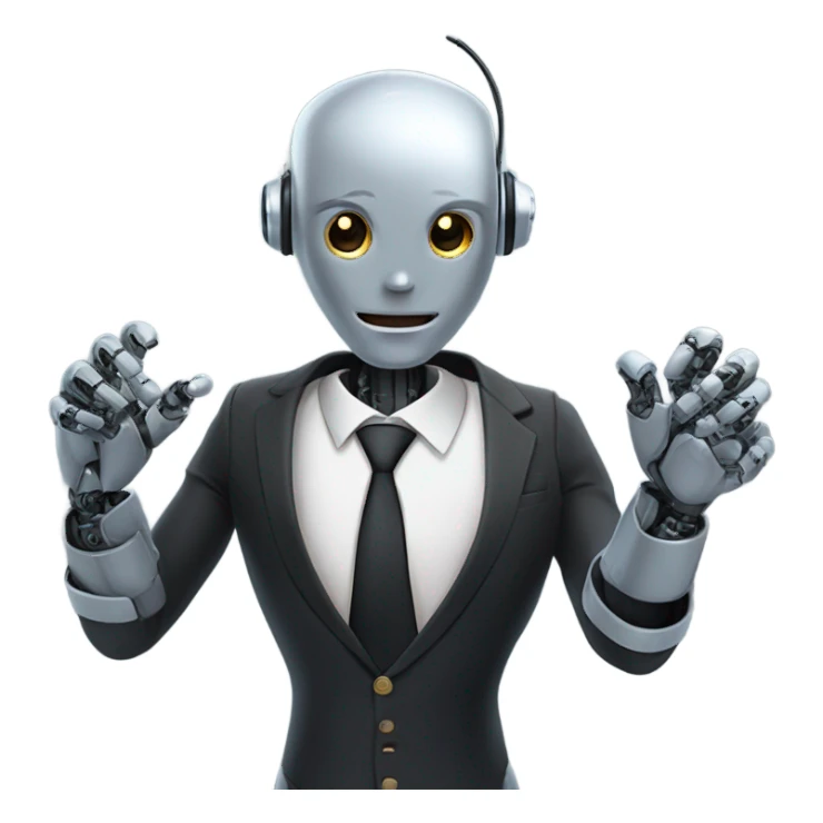 Robot politician  sticker