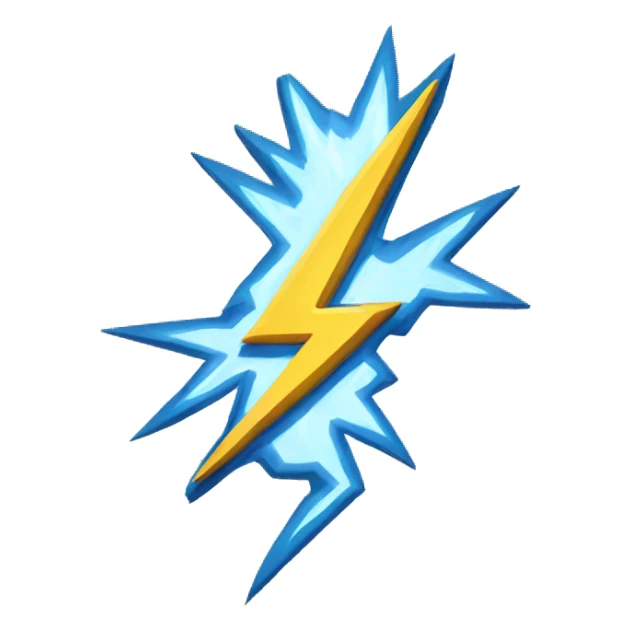 thunder or lightning sticker