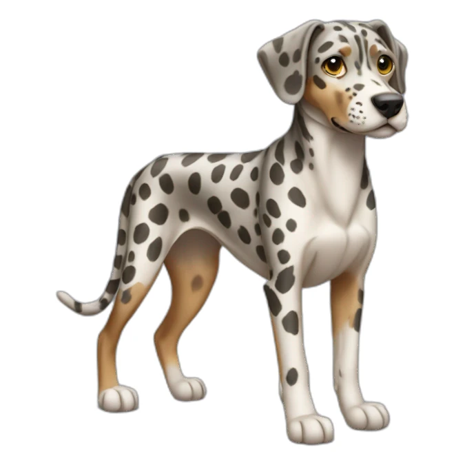 catahoula leopard dog full-body sticker