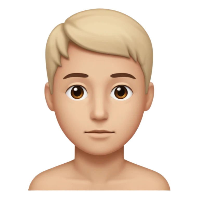 half face and side eyes on left side  sticker