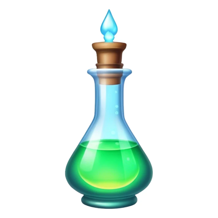 potions with a glowing aura sticker