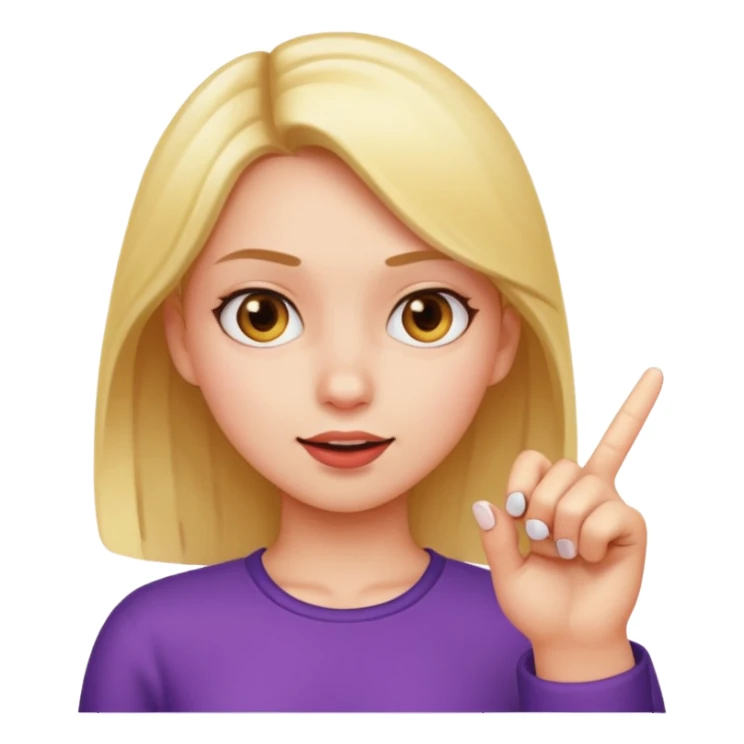 Girl snapping her finger  sticker