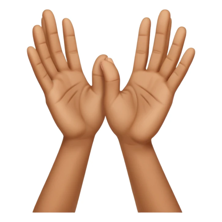 Hands praising GOD sticker