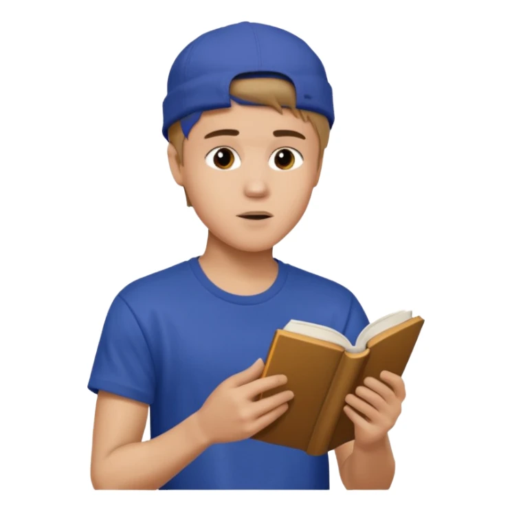 justin bieber read book sticker
