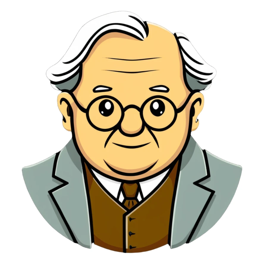 Professor Slughorn from Harry Potter sticker