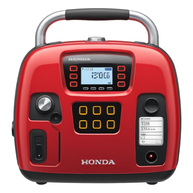 red honda generator Honda eu22i sticker