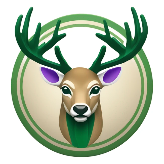 Milwaukee Bucks logo sticker