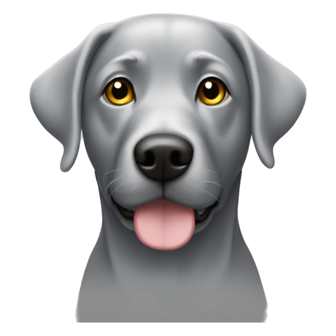 Silver lab sticker