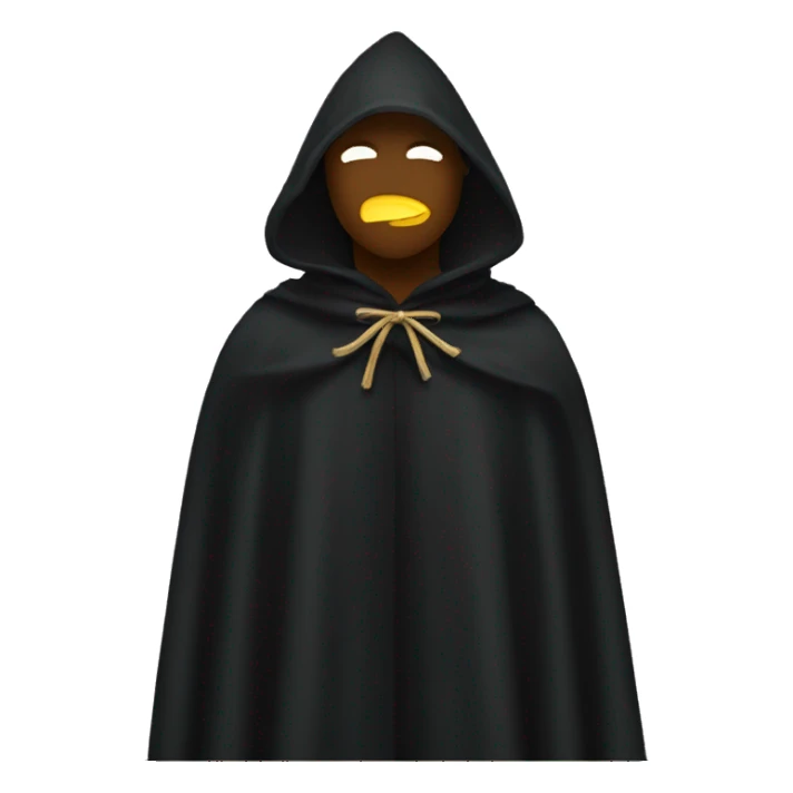 black cloak with stars on it sticker