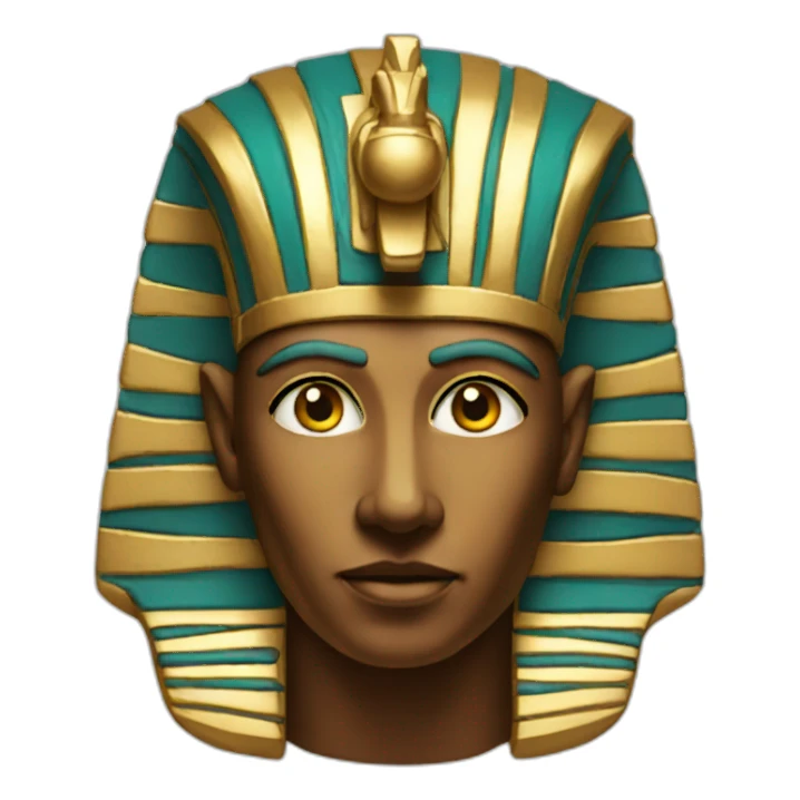 Pharaoh head sticker