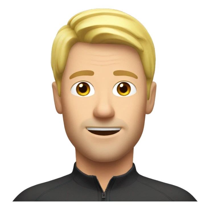 zwift homme blond sticker