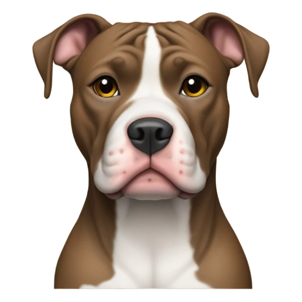 American Pit Bull Dog Sitting sticker