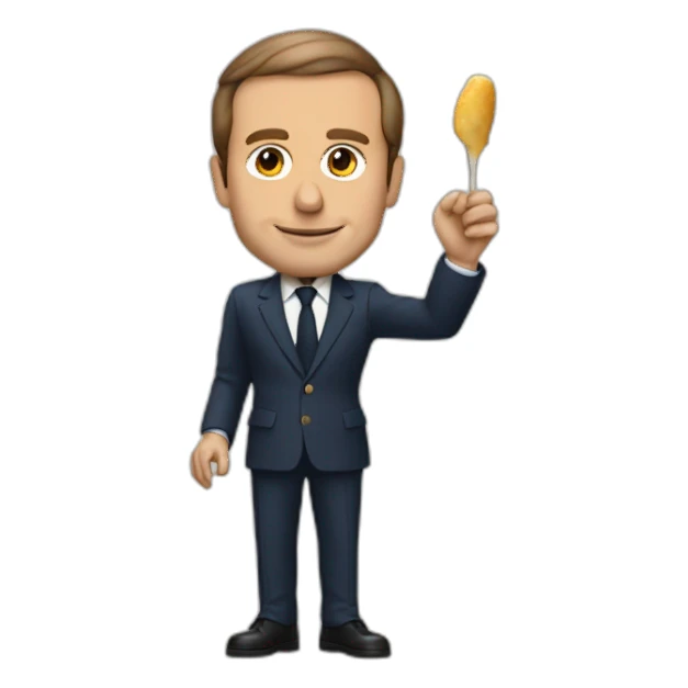 Macron serre la main de Poutine sticker