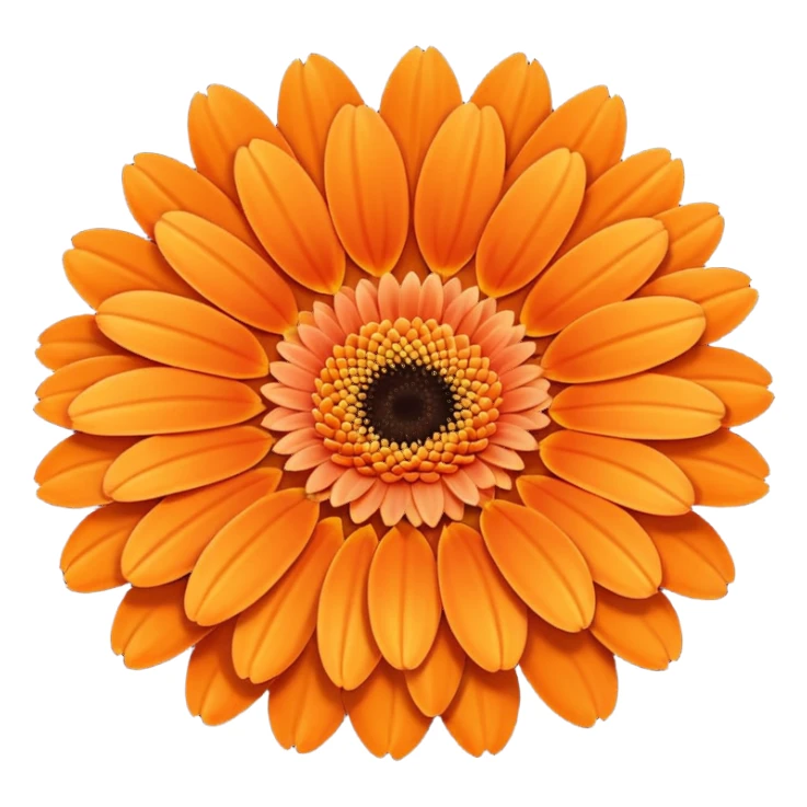 Hi, can you please create orange gerbera sticker
