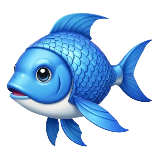 Fish wearing a hoodie sticker