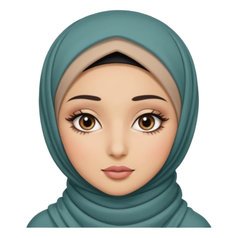 hijab girl baddy sticker