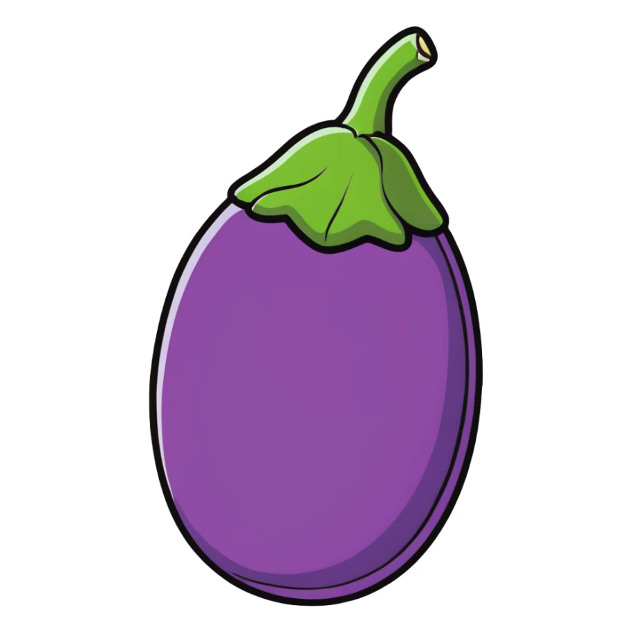 eggplant sticker