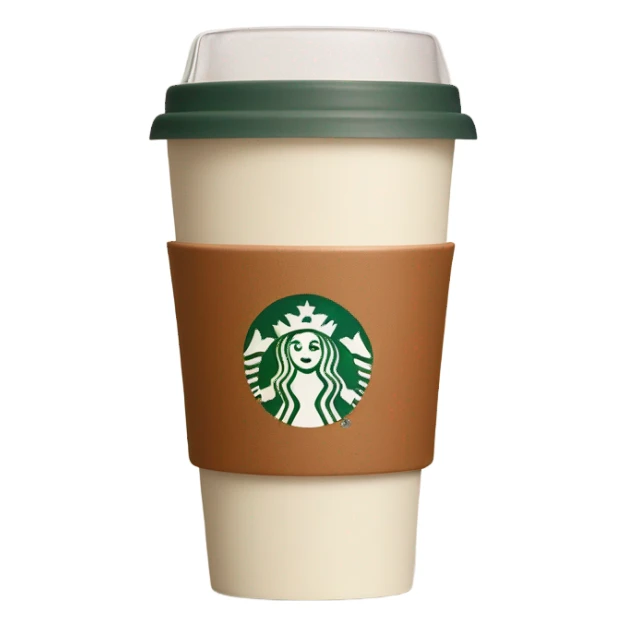Starbucks cup for tea sticker
