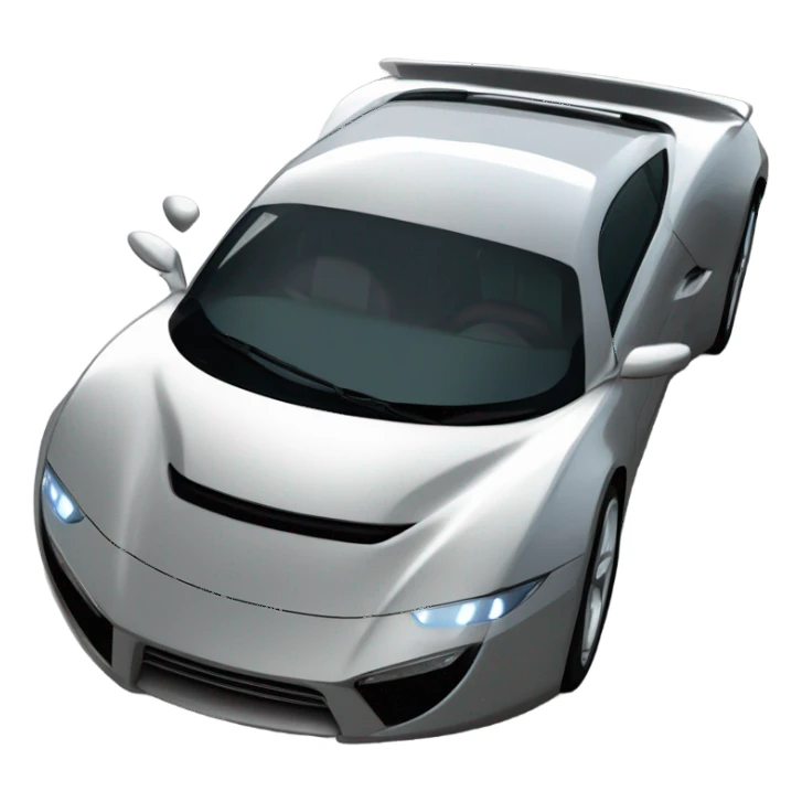 Sports car sticker