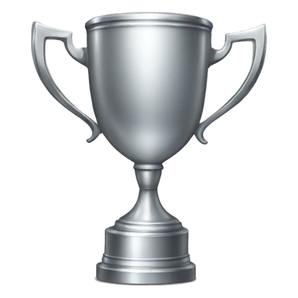 silver trophy sticker