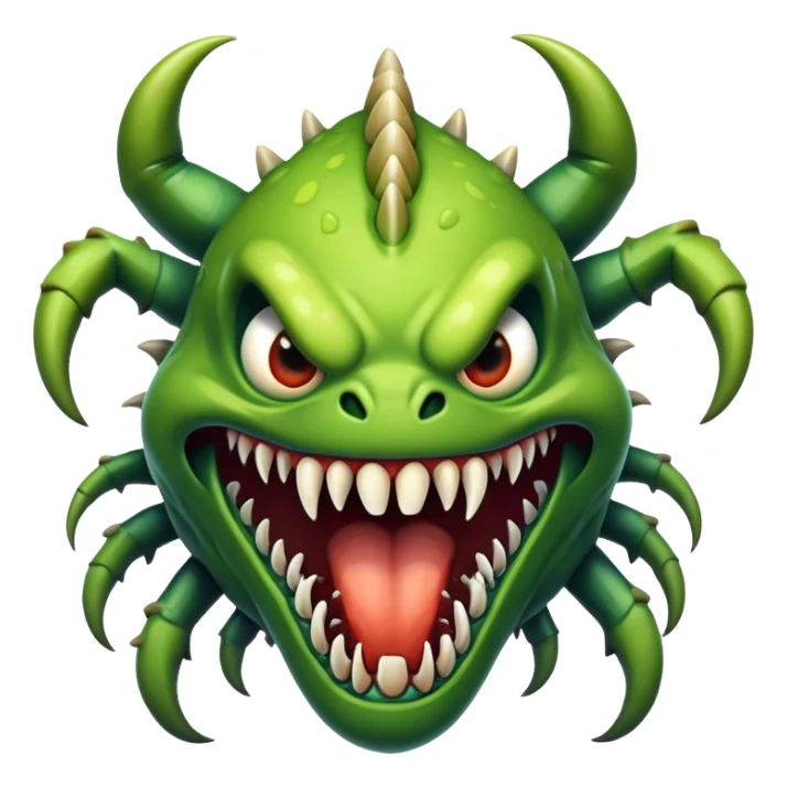 the scariest monster ever sticker