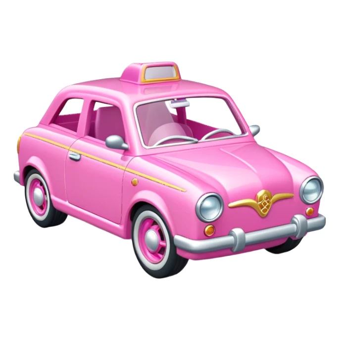 Pink Polly pocket car sticker