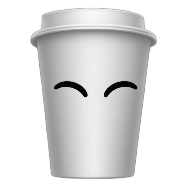 Styrofoam cup of lean sticker