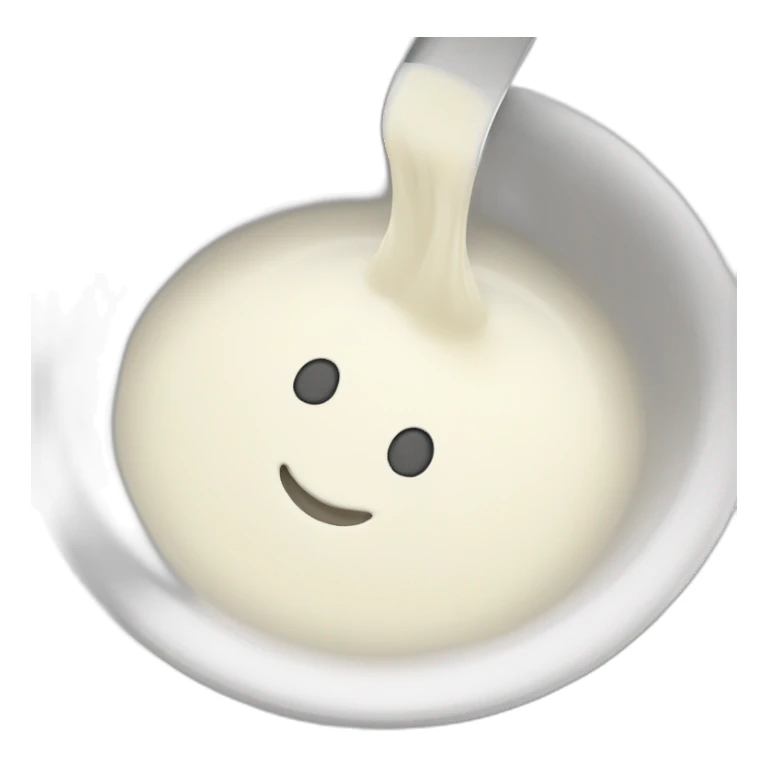 white sauce in a dipping dish sticker