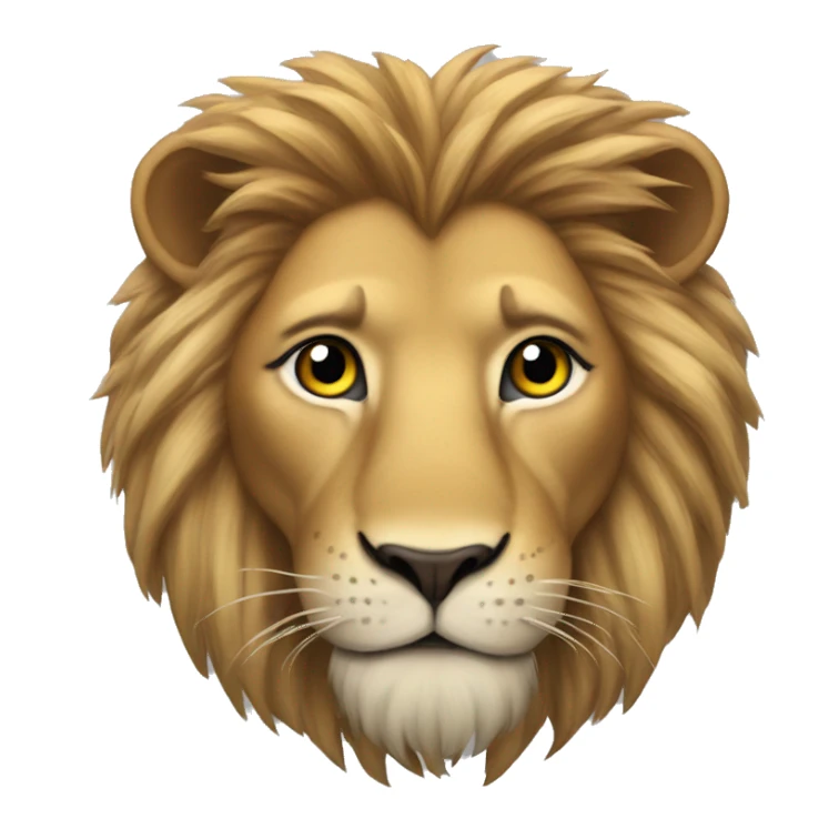 lion with lon mus sticker