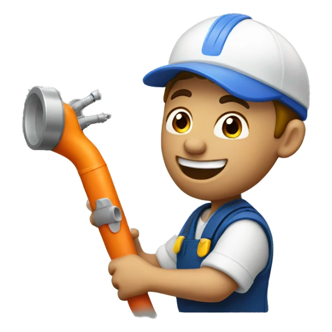 Plumber singing sticker