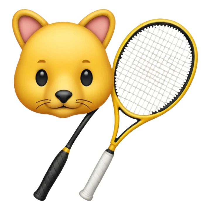 Tennis-Racket Animals sticker