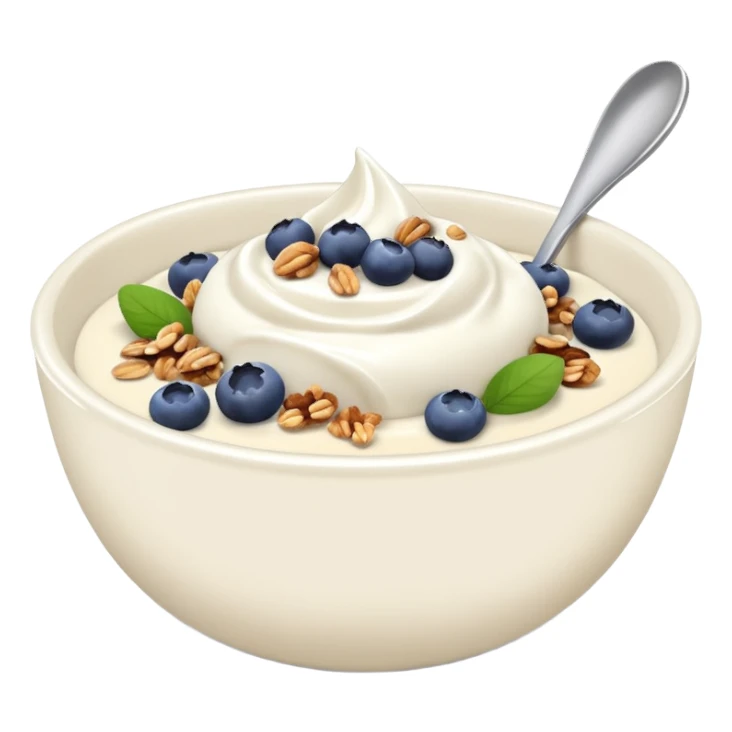 Yoghurt bowl sticker