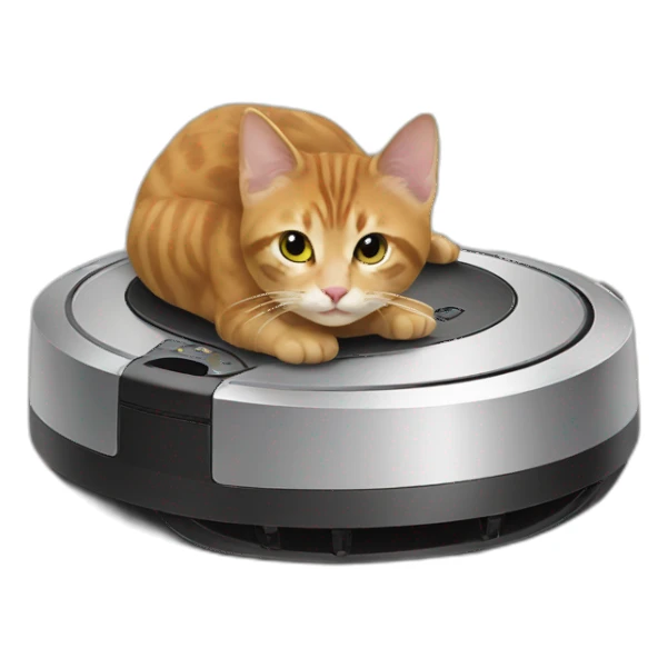 cat-on-roomba sticker