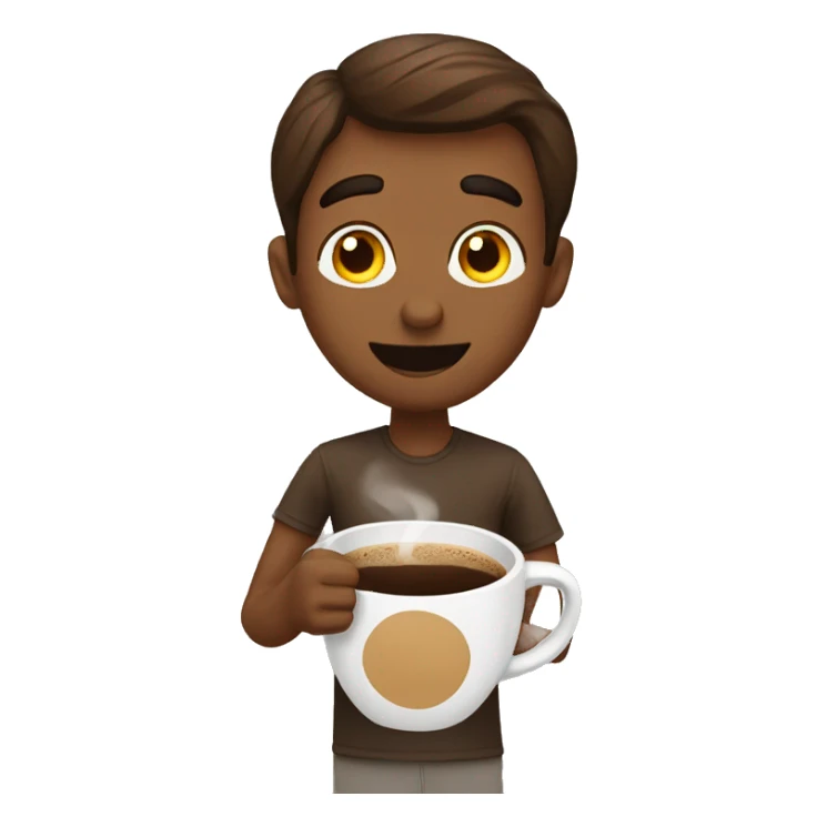 Morning coffee sticker