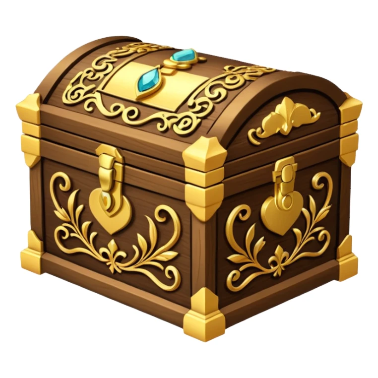 tresure box with motifs sticker