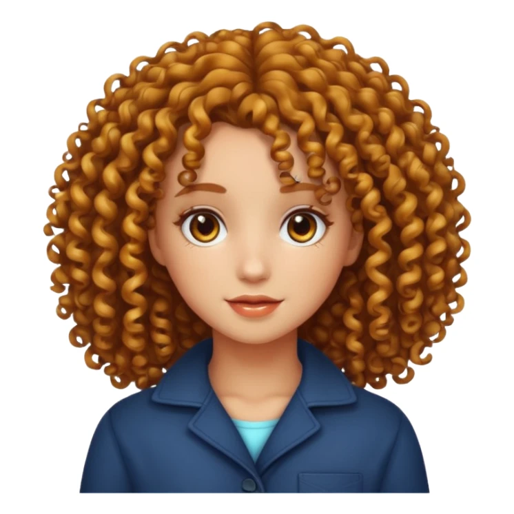 Curly girls sticker