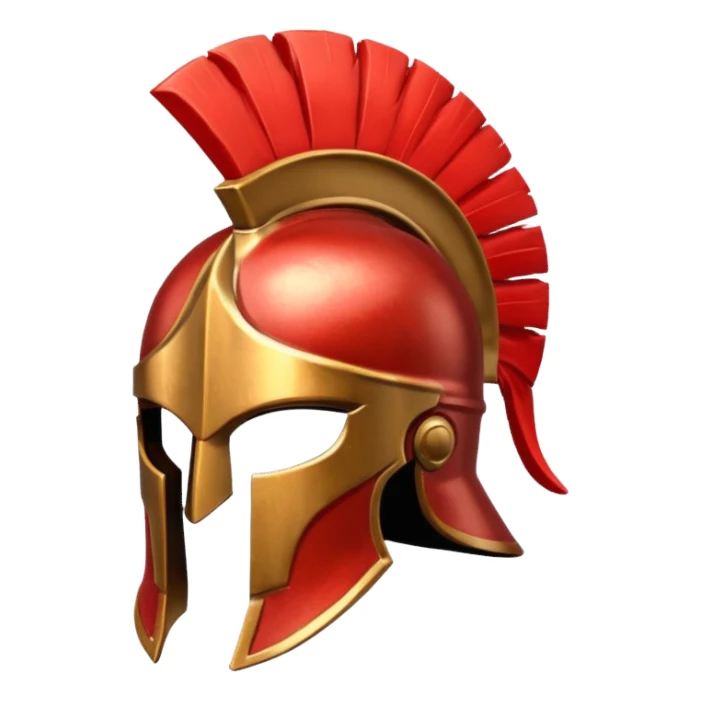 Casco espartano emoji sticker
