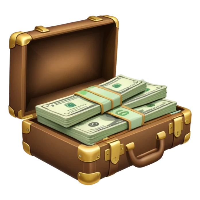 case with cash sticker