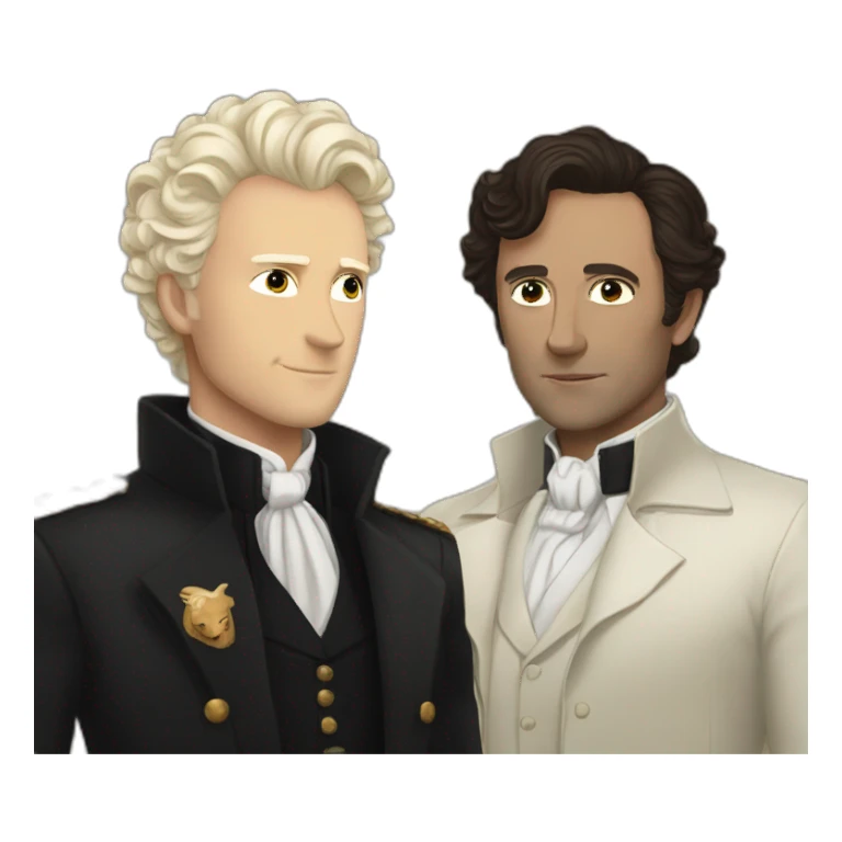 crowley and aziraphale sticker