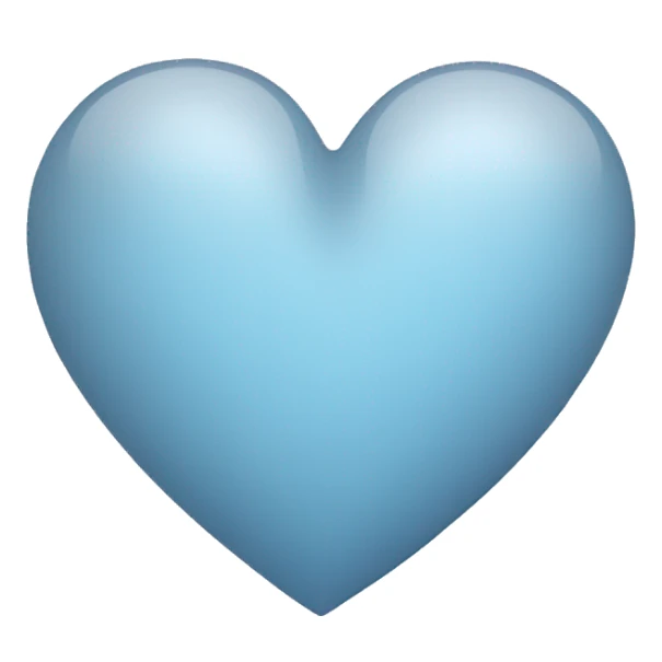 Heart-coloured-pastel-grey-blue-shade sticker