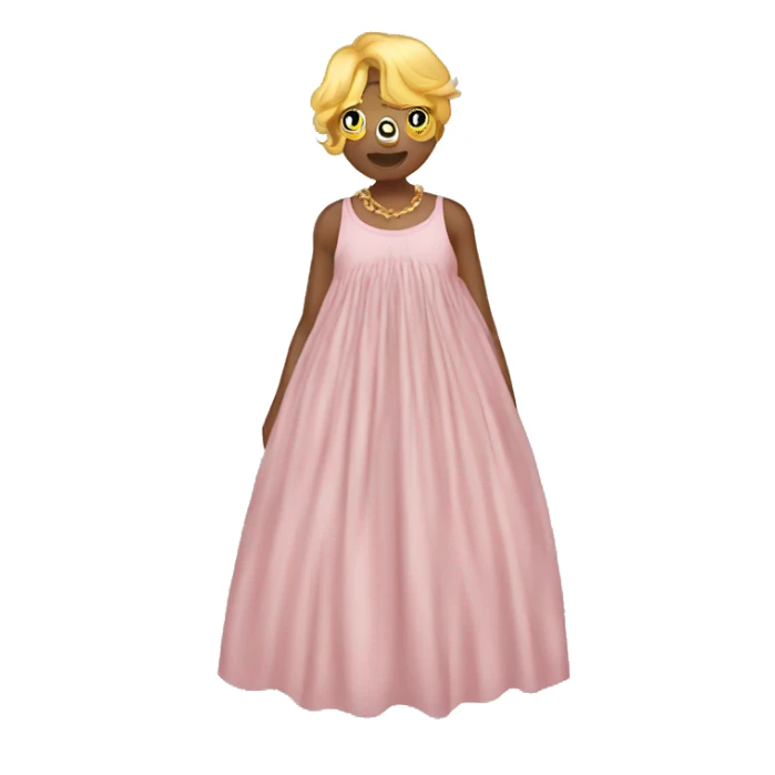 Oversized dress boys sticker
