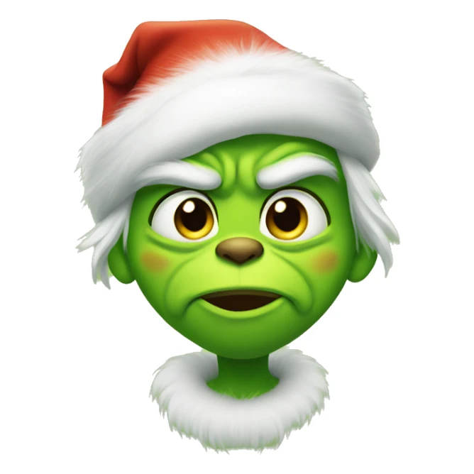 Cute grinch  sticker