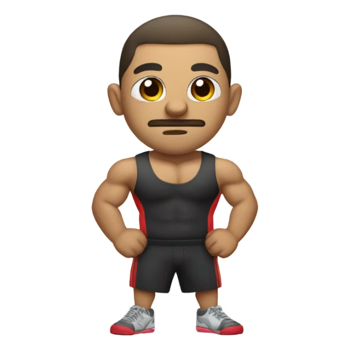 Mexican gym rat sticker