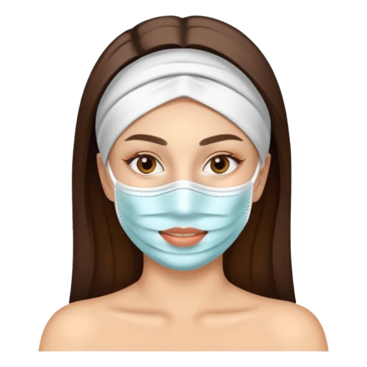facemask beauty sticker