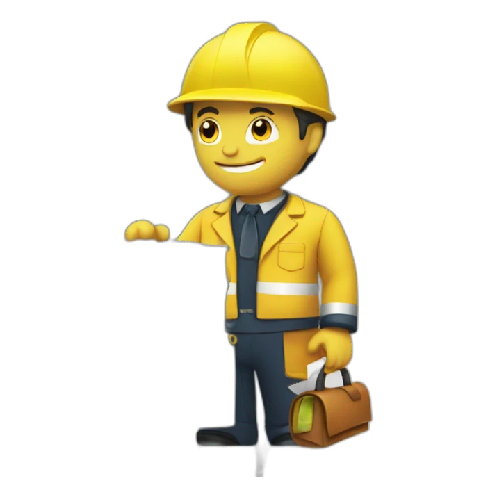 postman-always-rings-twice-yellow-safety-jacket sticker