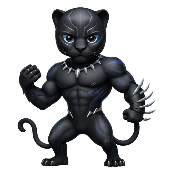 Bast chosen black panther sticker