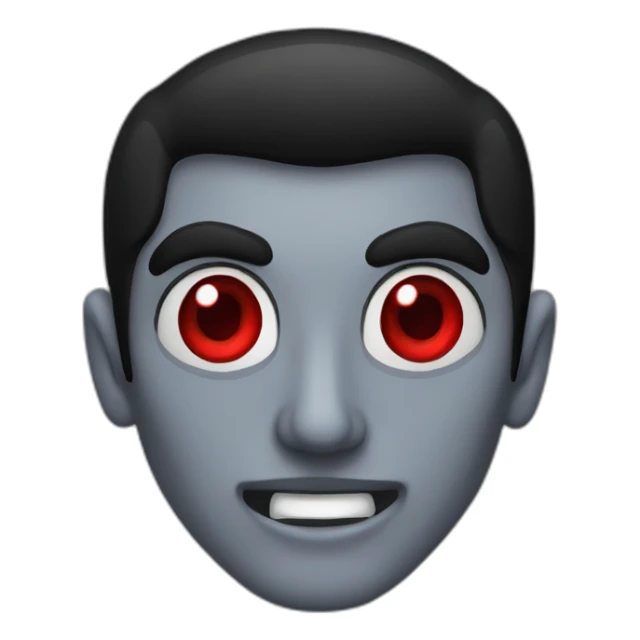 dracula red eyes sticker