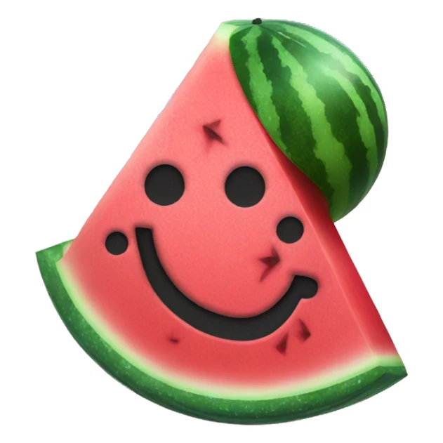 sparkle watermelon  sticker