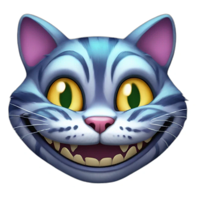 Cheshire Cat with camera canon sticker