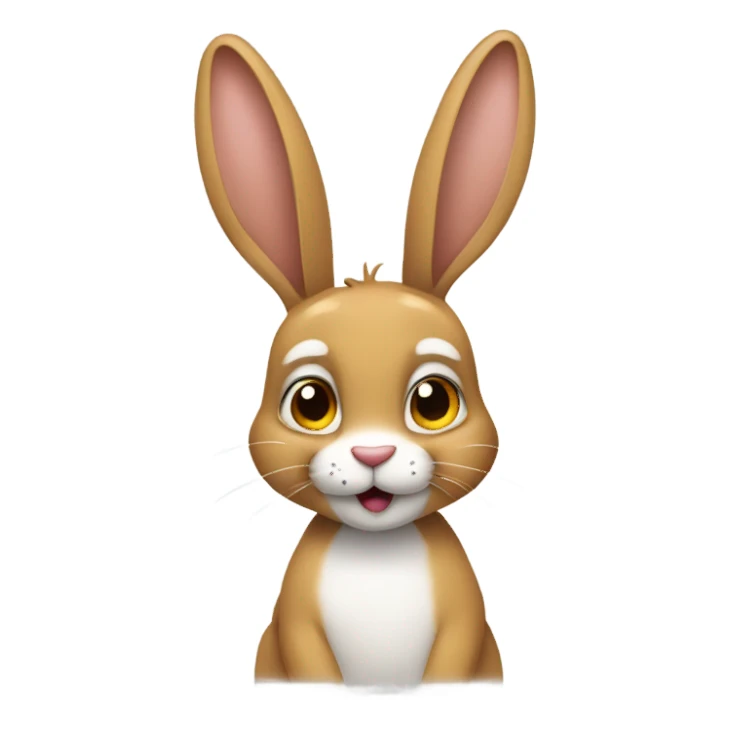 Lapin fâché  sticker